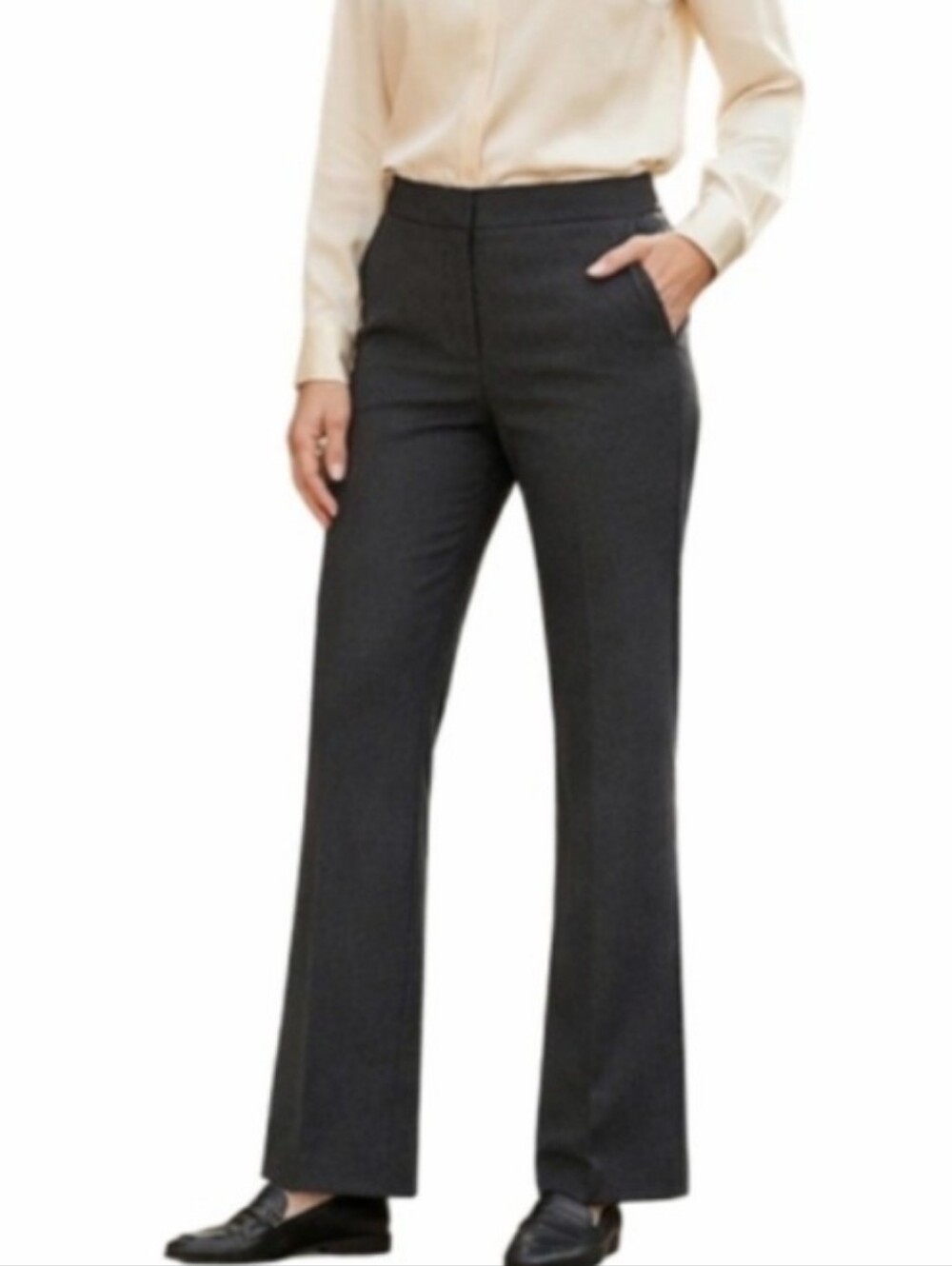 "Cache" Like Brand New! Misses (4) Very Nice Looking Dark Gray Pants